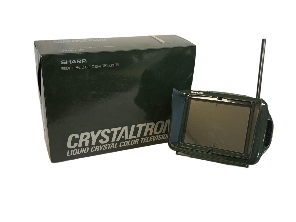 Sharp Crystaltron 6E-C10-G & 6E-JD1-BK Liquid Crystal Television