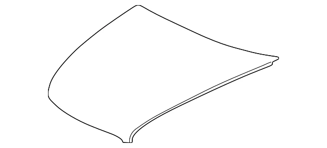 Genuine GM Hood 25752373 Foto 2 de 3