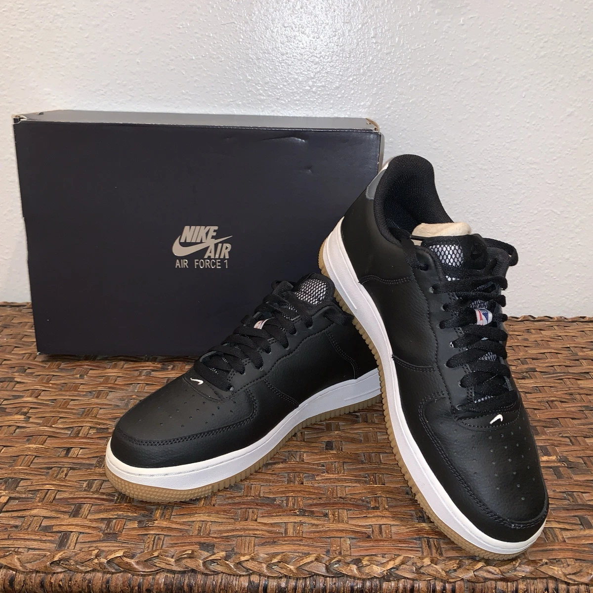 Size 9 - Nike NBA x Air Force 1 \'07 LV8 Black Wolf Grey Nike NBA x Air Force 1  main image 3