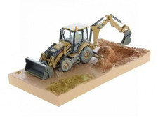 DIECAST MASTERS - CAT 420F2 backhoe loader, dirty version - 1/50 - DCM85755