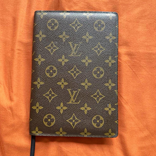 Louis Vuitton Monogram Leather Diary/Journal / Agenda Cover