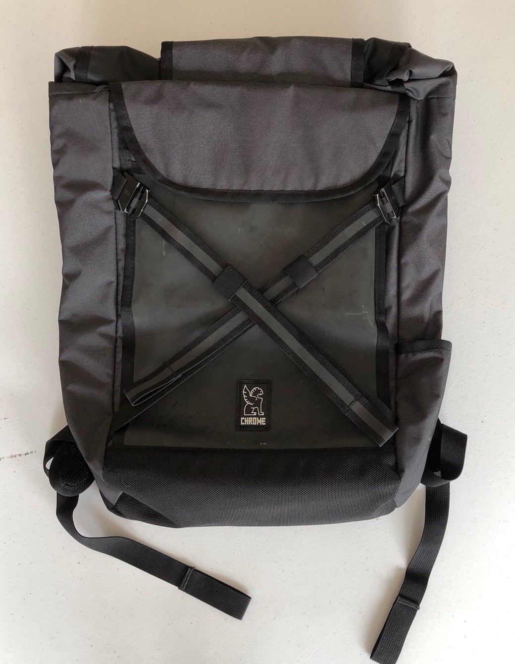 Chrome Industries Backpack Gray Rucksack Fold Ove… - image 1