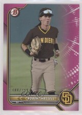 2022 Bowman Prospects Fuchsia Border 108/299 Robert Hassell III #BP-133 ut4