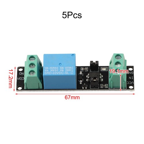 Relay Switching Module Optocoupler Insulated Relay Module 5pcs for Reliable Switching ...