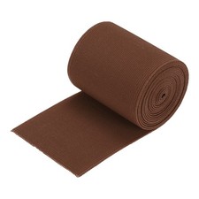 Bande Élastique Sergée 2.8" 2 Yard 1 Rouleau Cordon Ruban Plat Élastique Marron