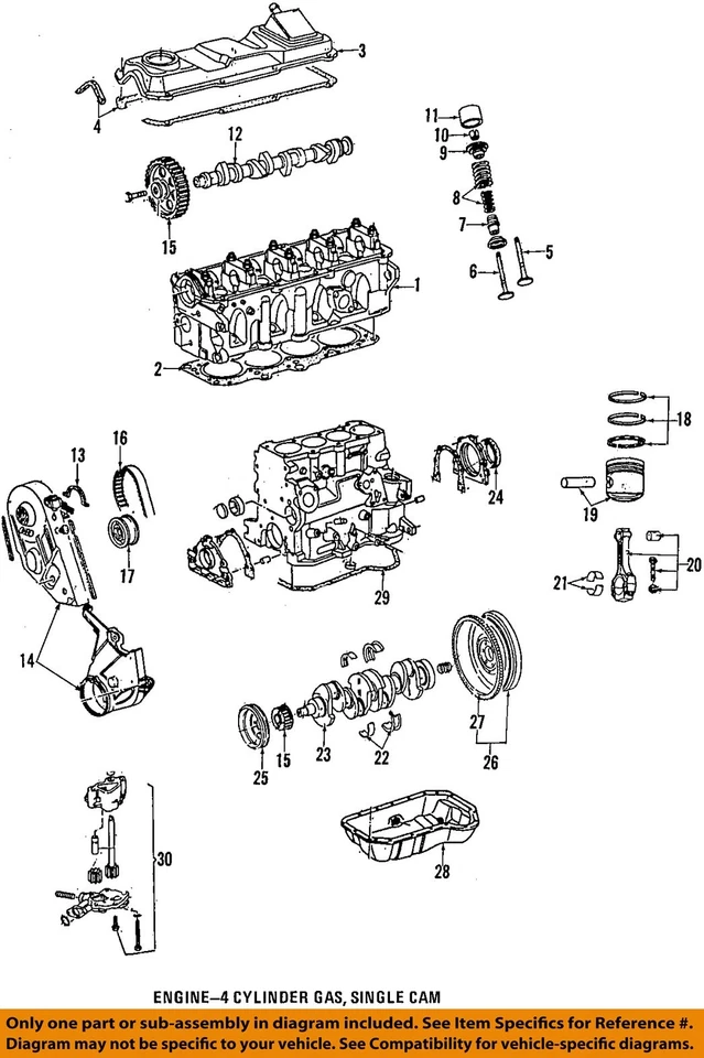 Used Engine Complete Assembly fits: 2000 Volkswagen Golf 2.0L gasoline Californi Foto 2 de 4