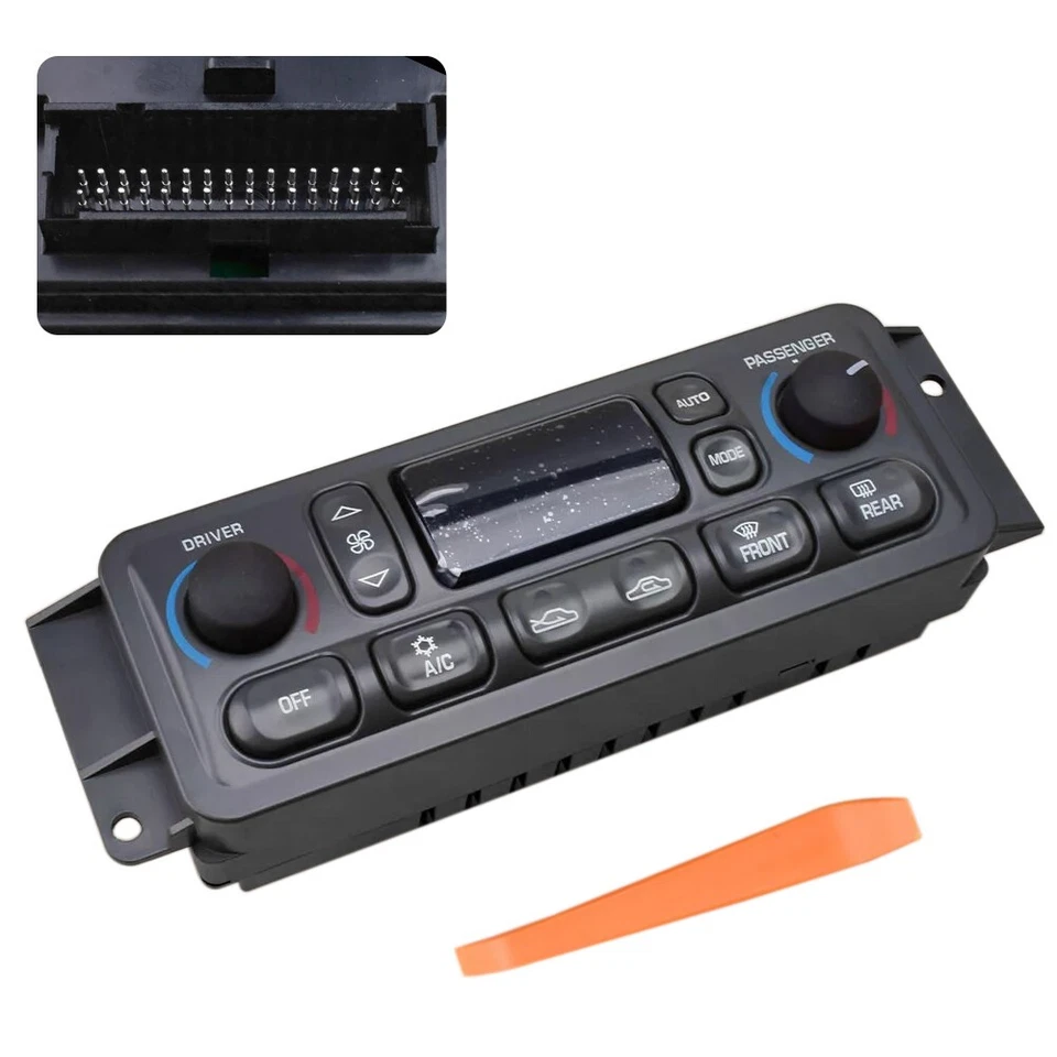 Electronic Digital Climate Control 16256018 For Chevrolet Corvette 1997 -2004 - Imagem 2 de 4