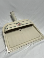 Ballonoff Vintage Metal Dustpan Cream 1990 Hallmark Cards Fruit Design