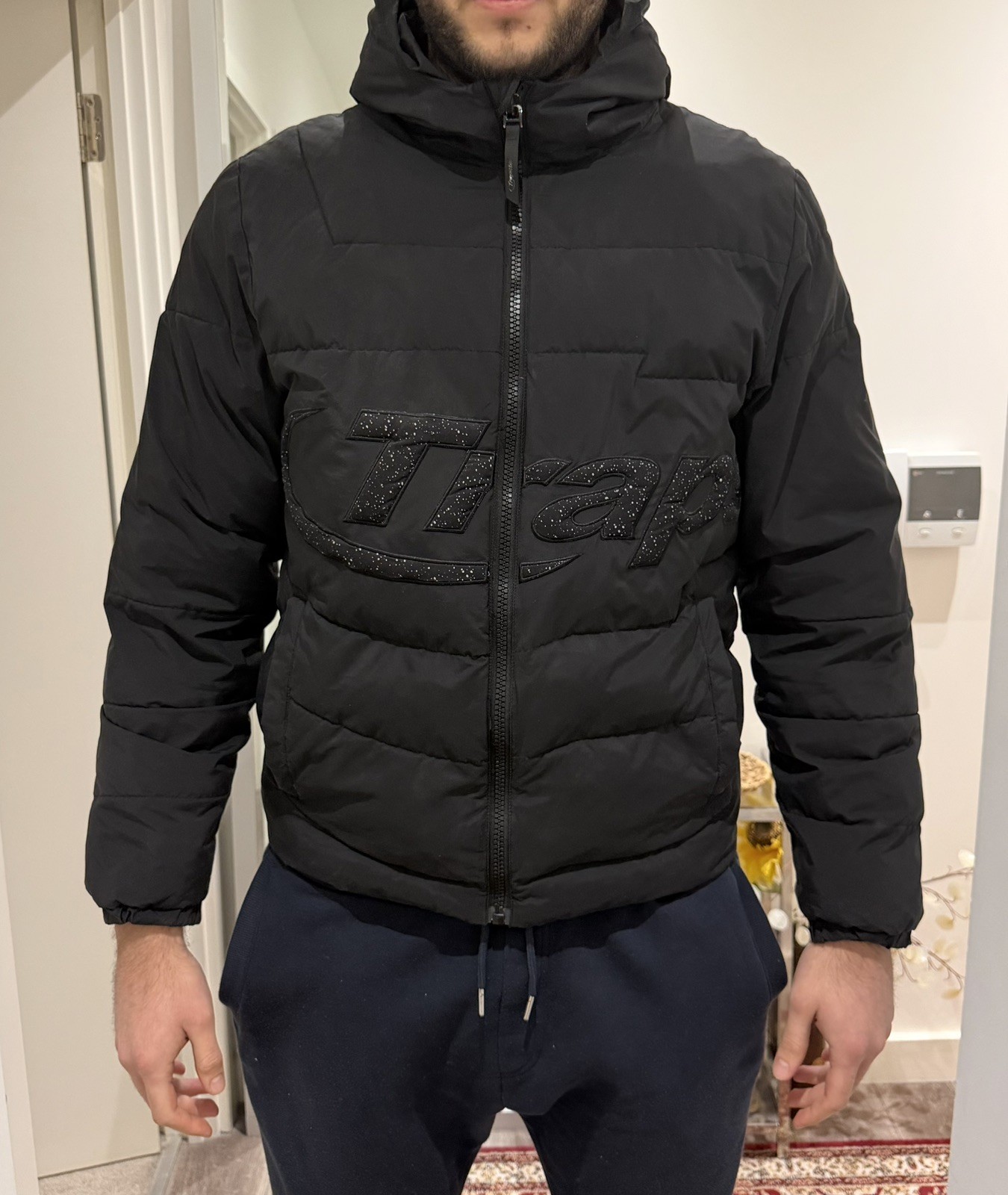 Trapstar Hyperdrive Puffer Jacket “Oreo” Black – … - image 2