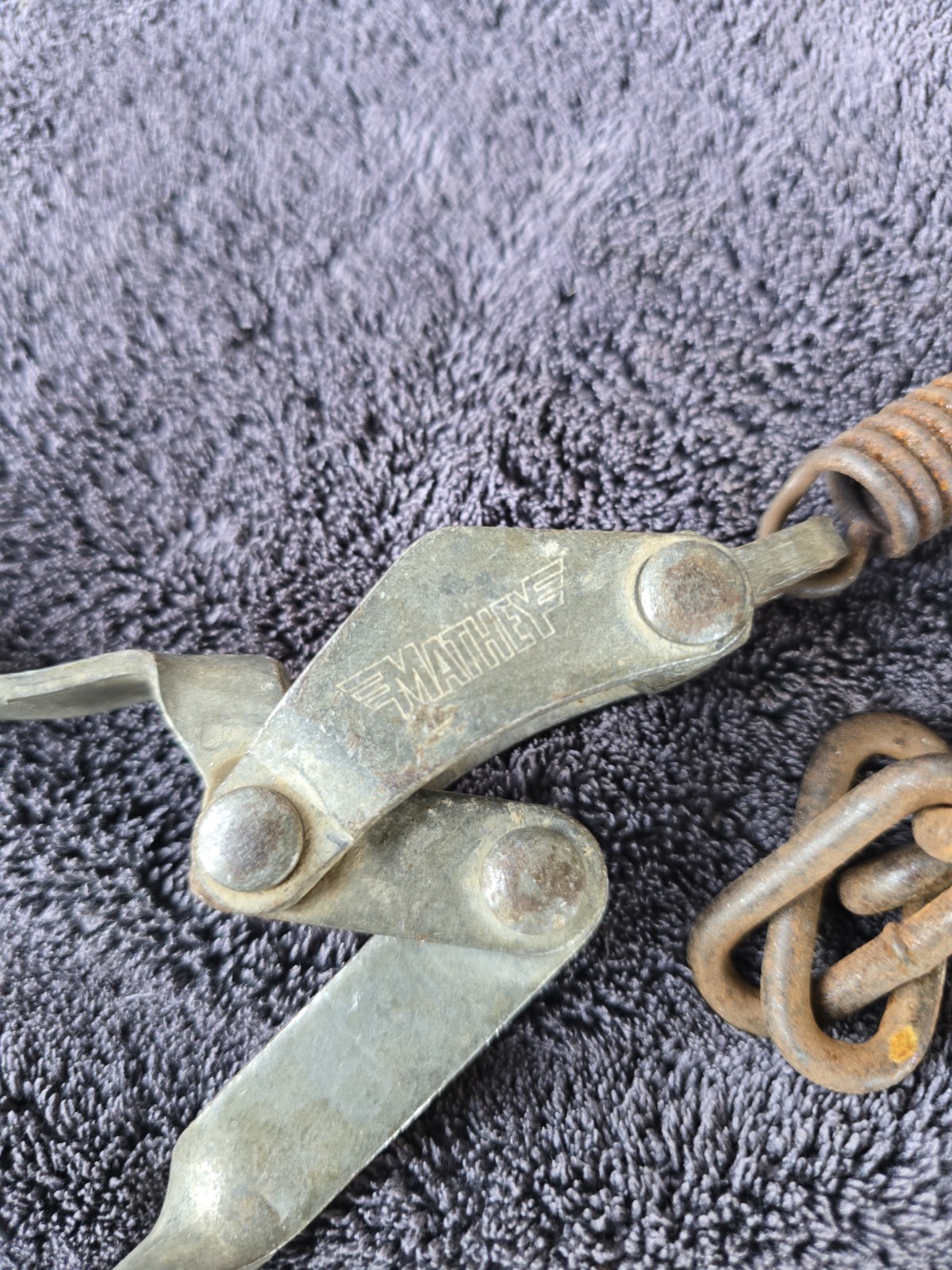 Mathey Dearman 2SA Beveling Machine Boomer Strap "Chain"