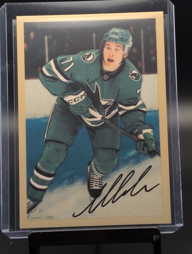Macklin Celebrini #7 2024 Upper Deck Parkhurst Champions Retro card