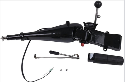 #ad Boat Outboard Tiller Handle Throttle Shift Control Arm Assembly Black Marine $78.71
