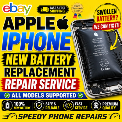 Apple iPhone Akku Austausch Reparatur Service | Alle Modelle Unterstützt | UK | Posten