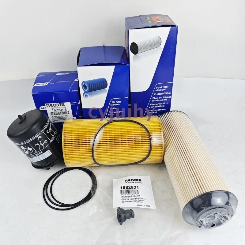 Engine Oil & Fuel Filter 1948921G 2277129G 1922496 1982821 Kit for MX-13 EPA13 - Imagem 2 de 4