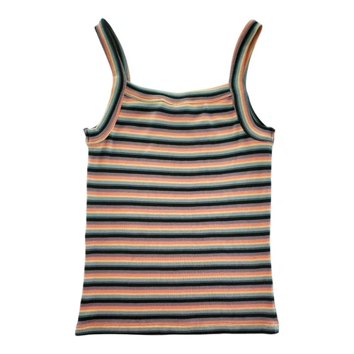 Junior's XS Volcom Knit Tank Top Soft Lived In Lounge Tilly's Women's Striped - Picture 5 of 6
