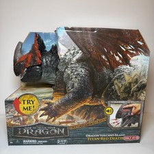 NEW 2025 How to Train Your Dragon Titan Red Death Volcano Island Action Figure