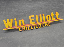 Win Elliott Chillicothe Oh Metal Dealership Dealer Emblem Badge Decor Mancave Win Elliott Chillicothe Oh Metal Dealership Dealer Emblem Badge Decor Mancave