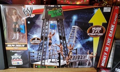 WWE Money In The Bank Toys R Us  Exclusive Playset With Dolph Ziggler SEALED