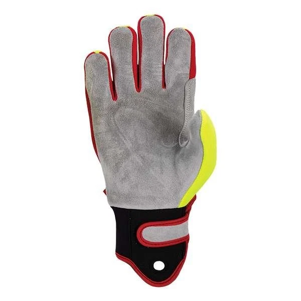 SEIZ Mechaniker Handschuhe, Größe 7 (S), Rettungskräfte Gelb Schwarz Rot - Bild 3 von 3