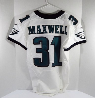 2015 Philadelpia Eagles Byron Maxwell #31 Spiel Ausgabe Weiß Trikot 40 DP28661