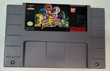 Mighty Morphin Power Rangers (1994) - Super Nintendo SNES Video Game Cartridge