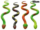 60cm Halloween Jokes Scary Snakes Joke Fake Rubber Snake Toys Funny Party Toy