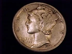 1925-S Mercury Dime, Fine in Grade