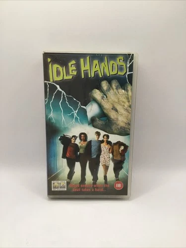 VHS Idle Hands Sample Preview Tape Rare