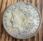 1921 P MORGAN SILVER DOLLAR - 90% SILVER - NICE DETAIL - ESTATE FIND