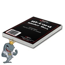 (6 Pack) BCW 10-Card Slider Plastic Box Holders For Trading Cards/TCG FREE SHIP