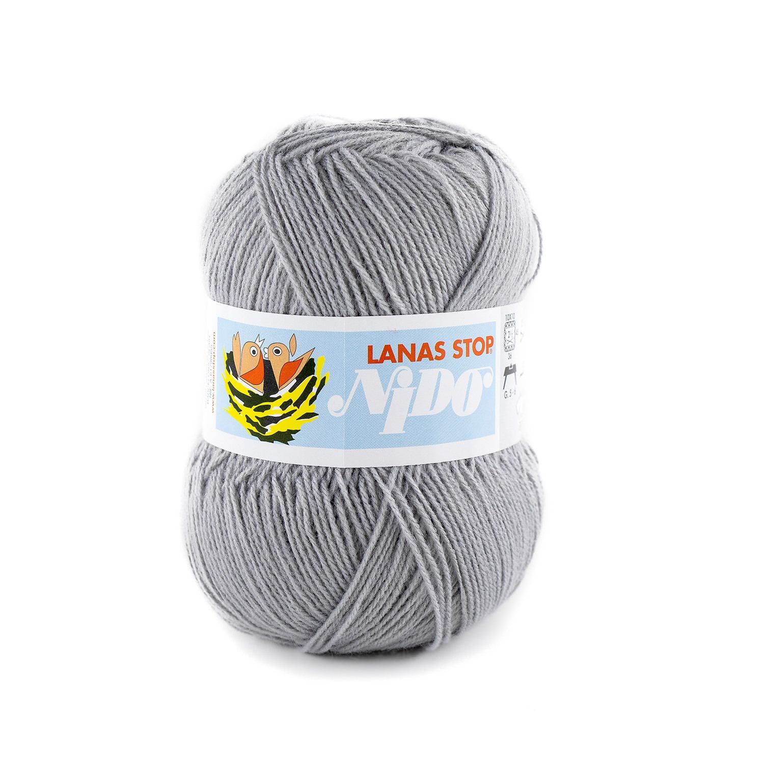 Nido - Lanas Stop by Katia - Gray (539) - 50 g / approx. 321 m Wool