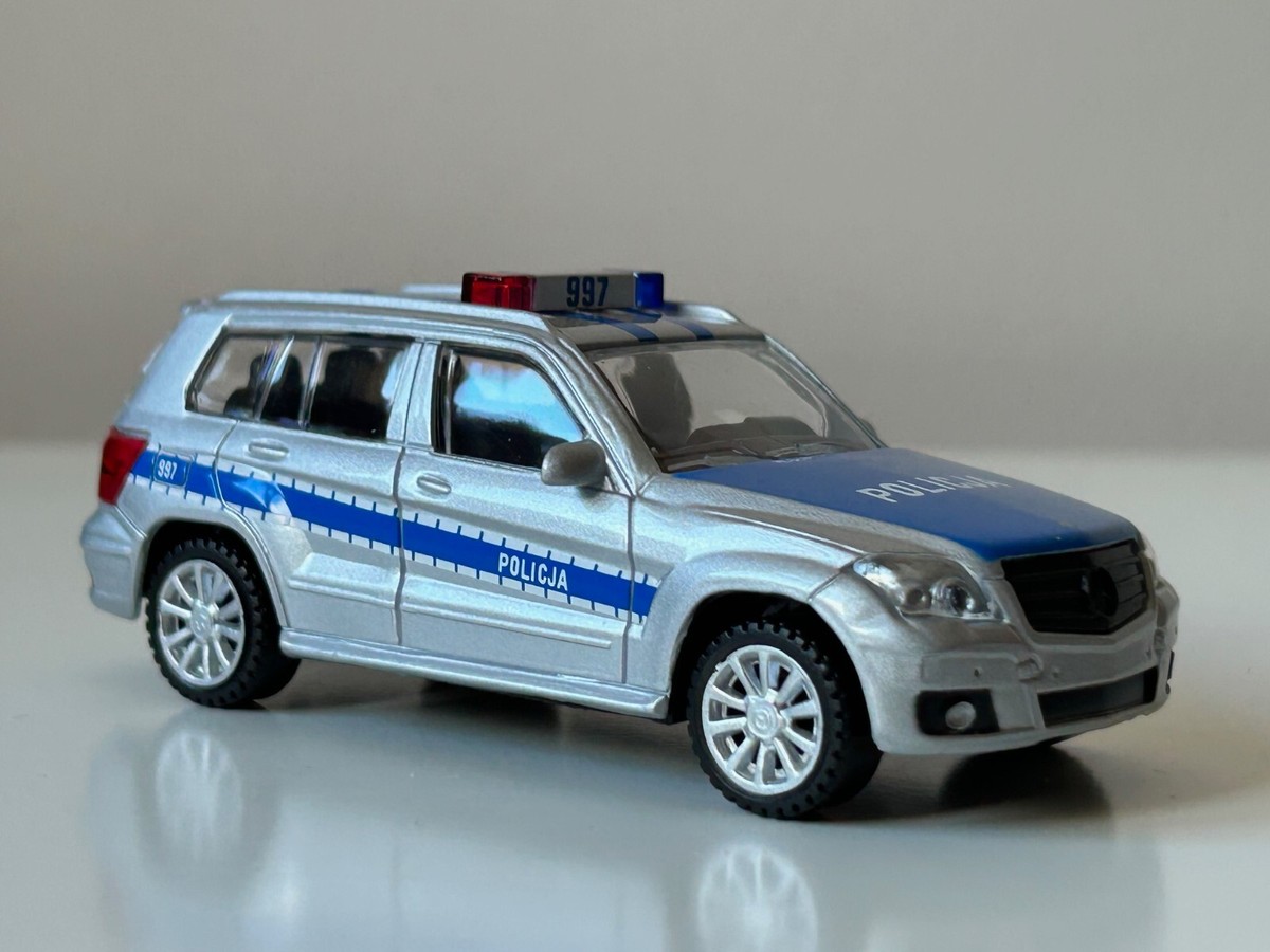 Metosul Mercedes-Benz POLICIA トラック ミニカー Mercedes Benz GLK Germany/Polish Police Car Model Metal Diecast