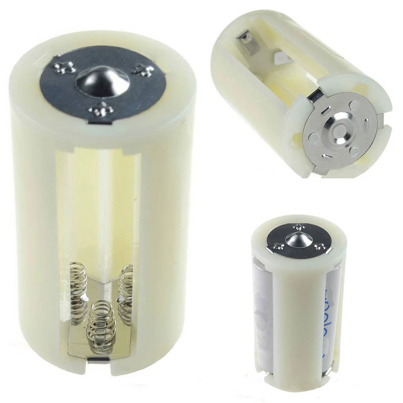 1pc 3x AA to D Size Battery Adapter Converter Holder Switcher Case Box