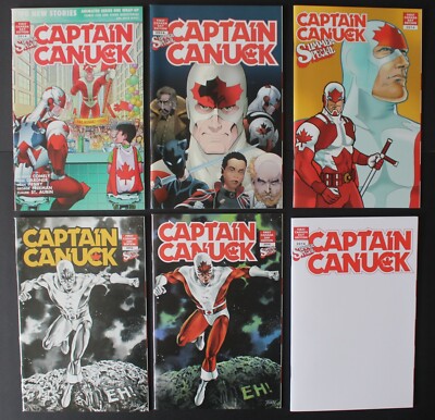 CAPTAIN CANUCK Summer Special #1 A,B,C,D,E,F, 2014 Comely Freeman St Aubin Rooth