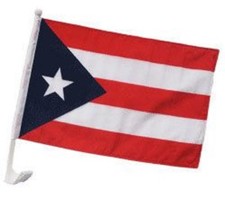 12x18 Puerto Rico Car Window Vehicle 12"x18" Flag Dark Blue 100D