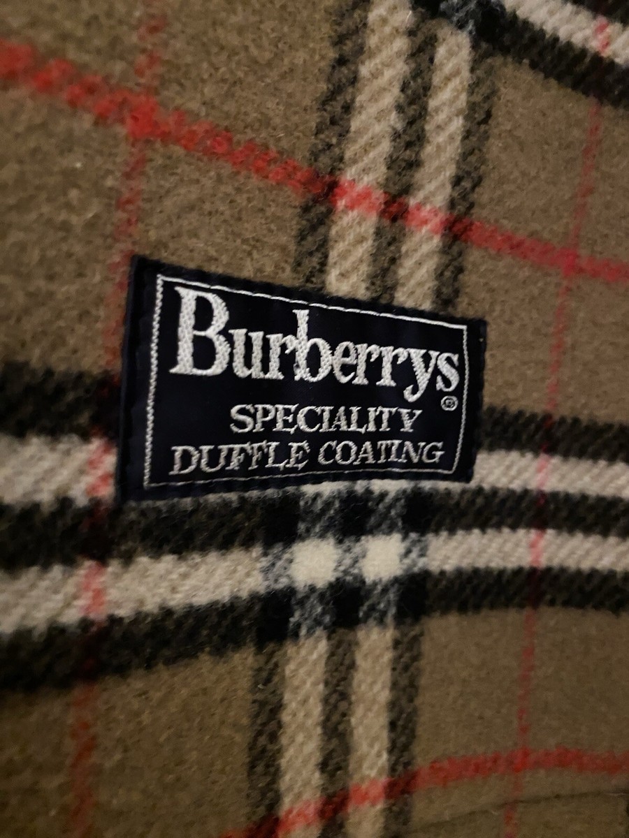 Burberry Duffle Coating Specialty Wool Duffle Coat Men's Size 46