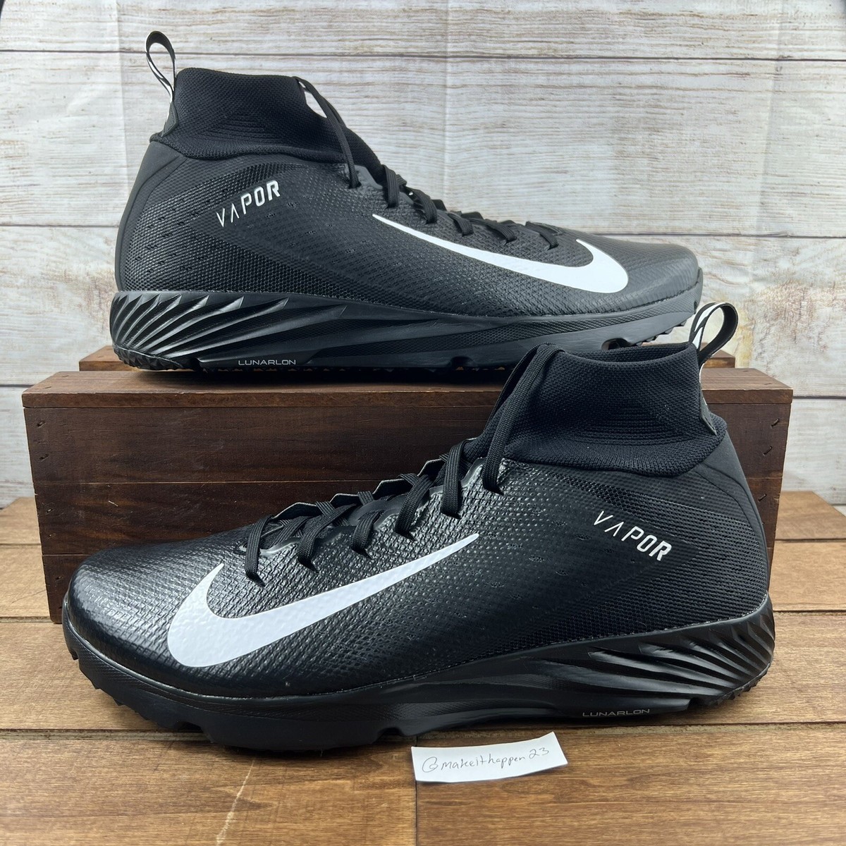 Nike Vapor Untouchable Speed Turf 2 Football Cleats AO8744-010