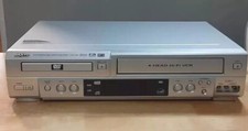 Sanyo DVD Player, Video Cassette Recorder DVW-6100 Hi-Fi 4-Head VCR,  As Is 