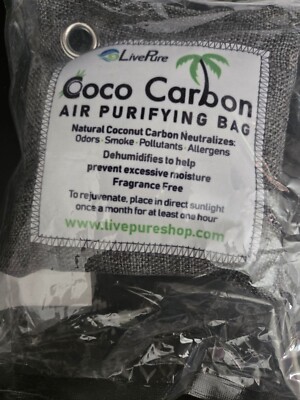 LivePure CocoCarbon Air Purifying Bag Fragrance Free