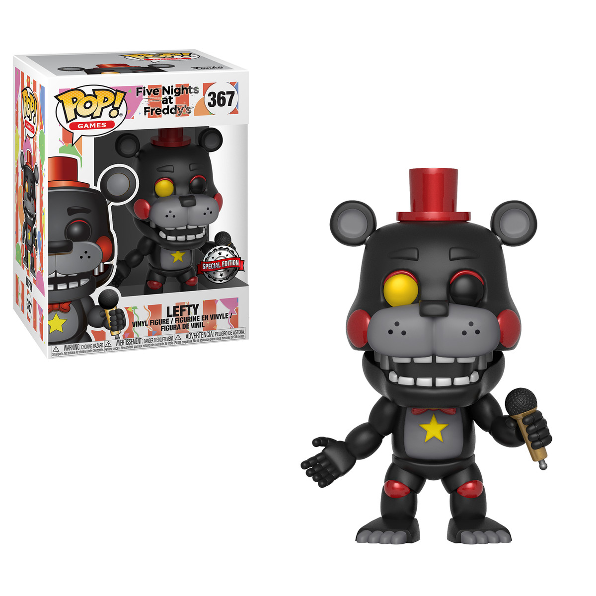 【レア】Five Nights at Freddy's 367 LEFTY Funko Pop! Vinyl: Five Nights at Freddy's - Lefty #367