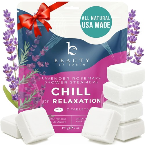 Lavender Aromatherapy Shower Steamers: Natural Ingredients,USA Made,Relaxing Spa - Picture 2 of 5