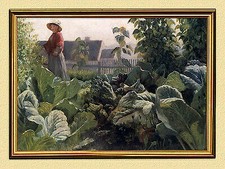 Maler Franz von Lenbach Krautgarten in Schrobenhausen 1 Gerahmt