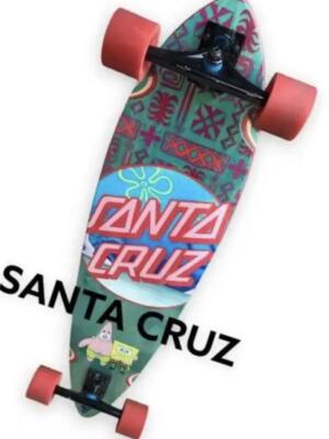 SANTA CRUZ Skateboard Deck Complete Spongebob Multicolor
