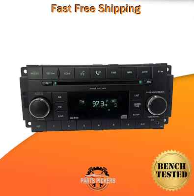 Chrysler Dodge Jeep OEM Factory Stereo AM FM Radio Single MP3 WMA CD PLAYER AUX