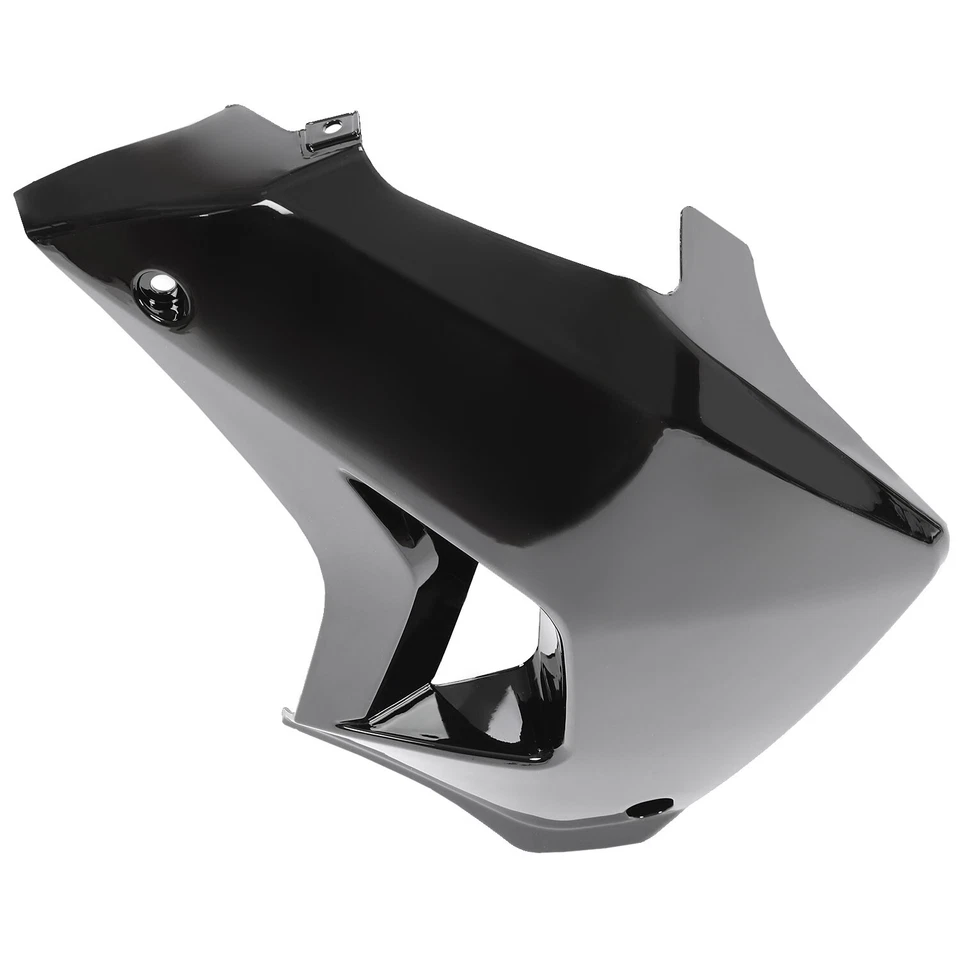 2 piezas cubiertas de radiador izquierda y derecha pintadas de negro para Kawasaki KLR650 2008-2018 Foto 2 de 4