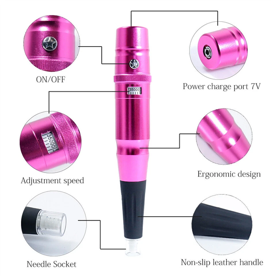 Delineador de ojos portátil para cejas microblading lápiz de tatuaje máquina de maquillaje permanente Foto 2 de 4