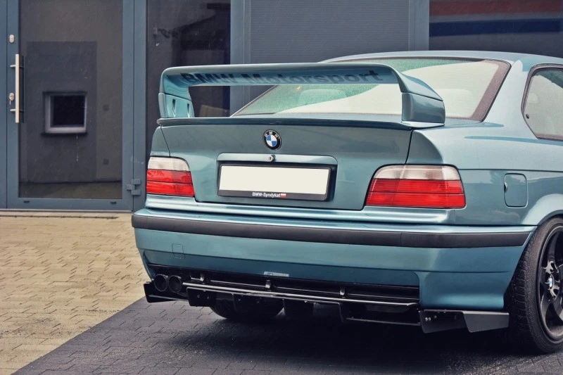 For Bmw M3 E36 Rear Diffuser Diffusor Maxton Design Abs - Image 4 of 4