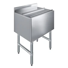 18.5 in. x 24 in. X 30 in.  High Stainless Steel Underbar Ice Bin