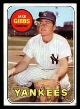 1969 Topps #401 Jake Gibbs Card TCCCX