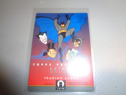 1993 Batman Animated Series Trading Card #1 - Bild 2 von 2